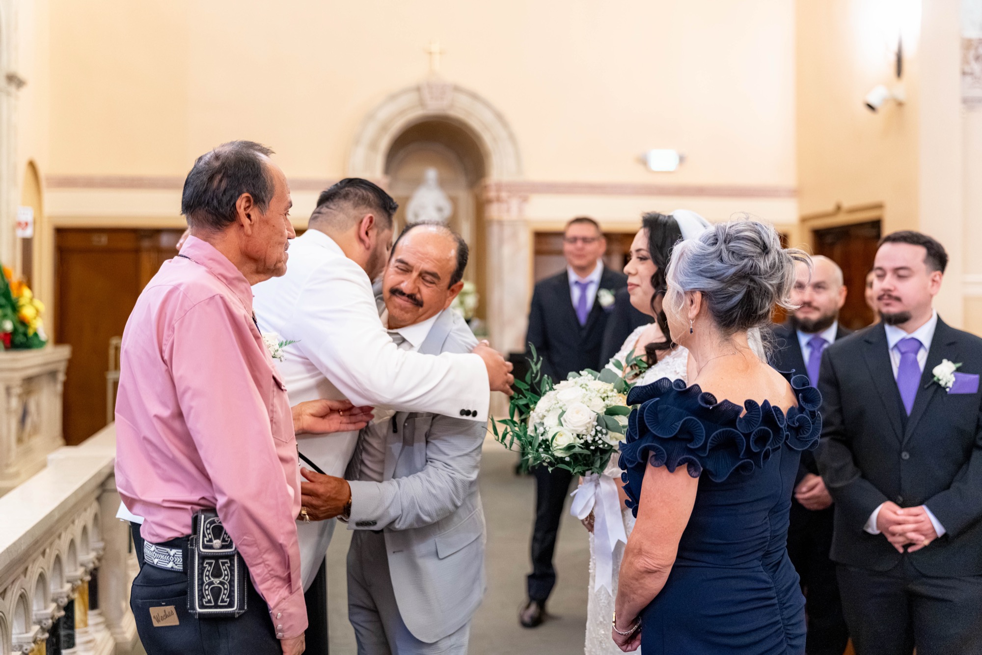 St. Vincent de Paul Church & Robledo Barn wedding photo